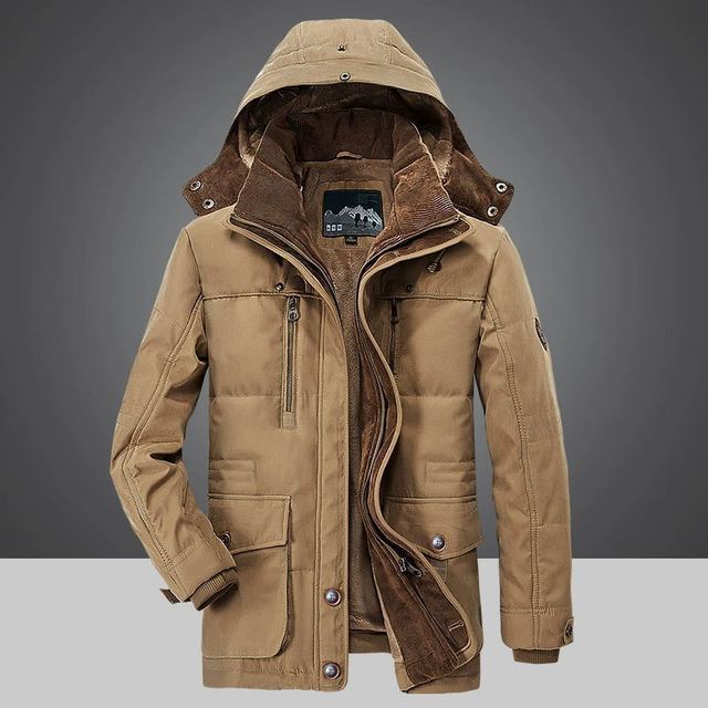 Veste parka homme chaud hivernal