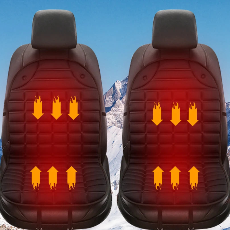 Coussin Chauffant de Voiture 12V Réglable