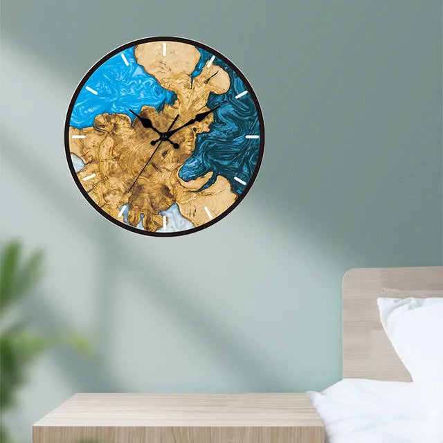 Horloge Murale Design Acrylique Transparente Moderne