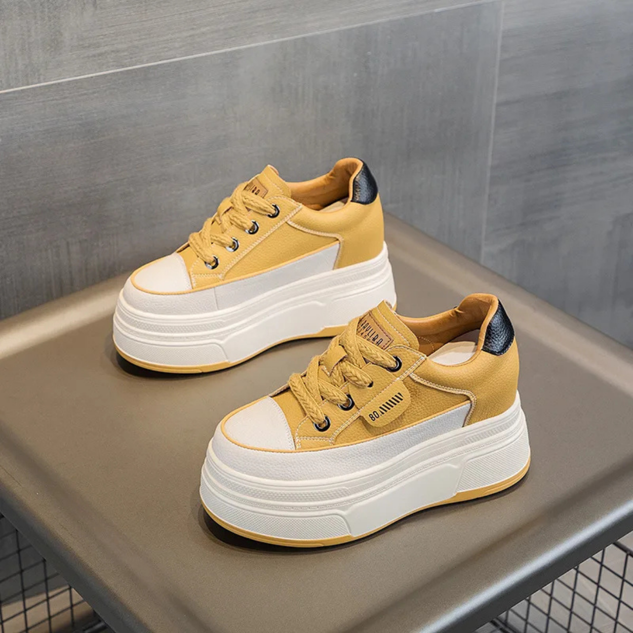 Chaussures Plates-Formes Élévatrices 9 cm pour Femme Moderne