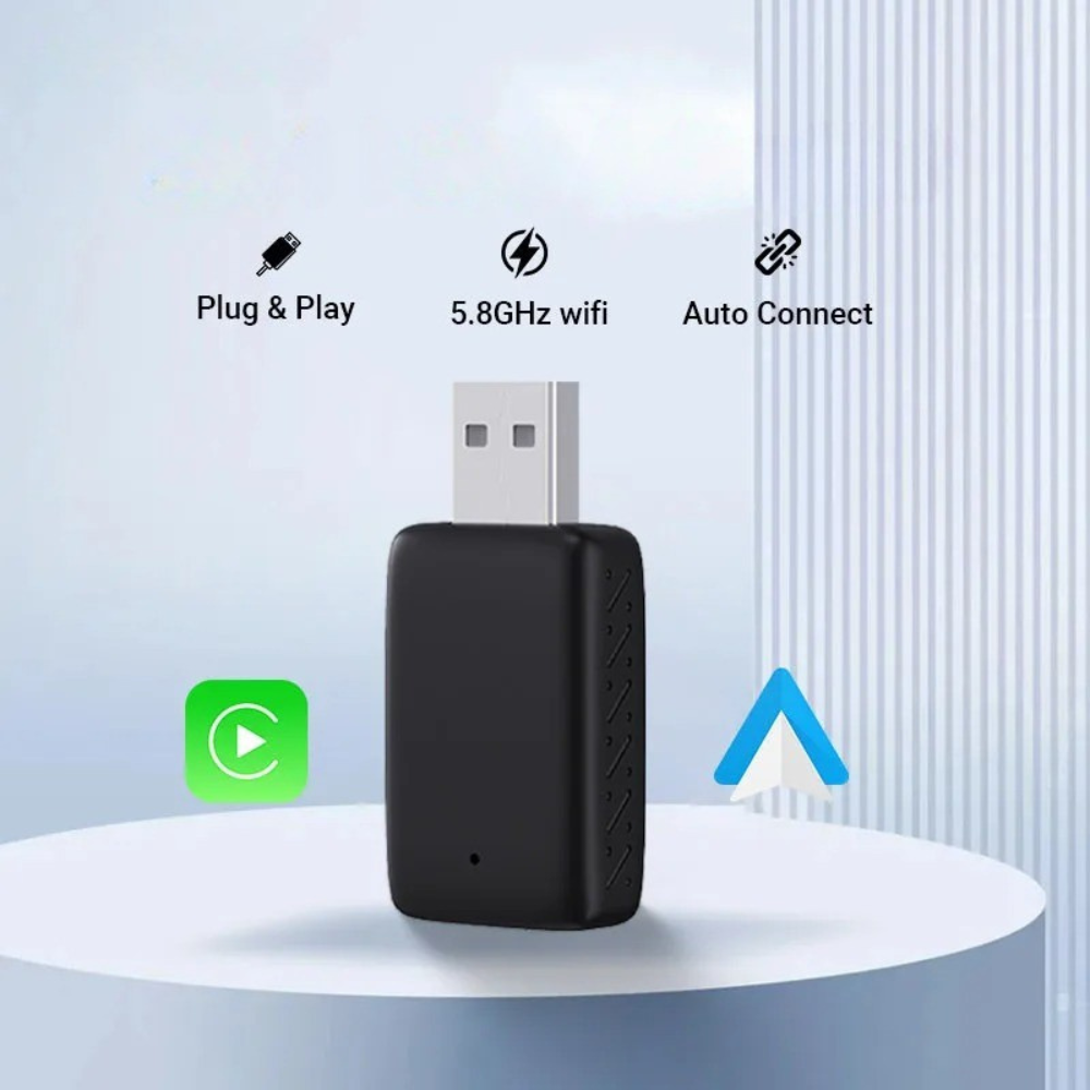 Adaptateur CarPlay USB sans Fil Compact et Pratique