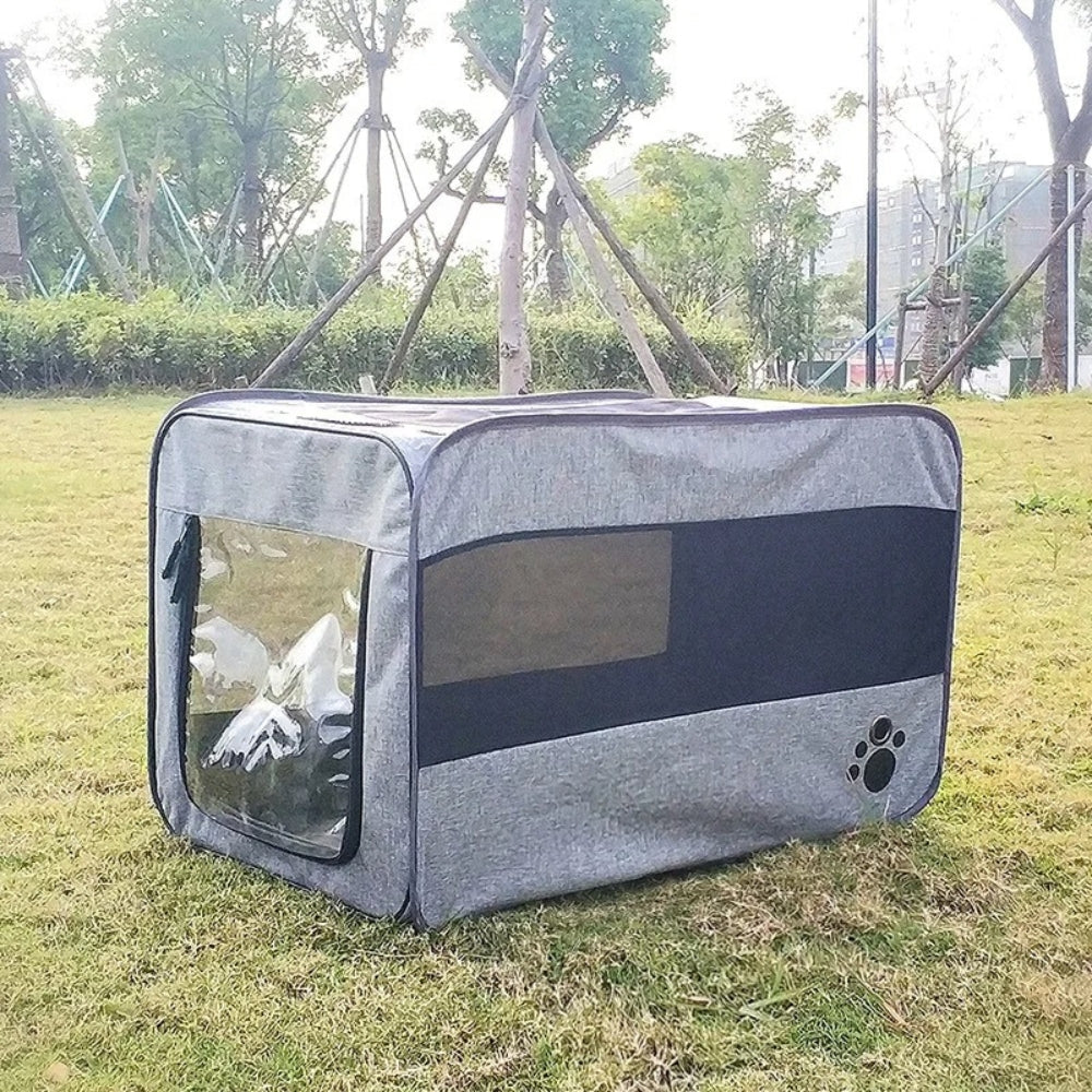 Cage de Transport Chien pour Voiture Léger et Sûr