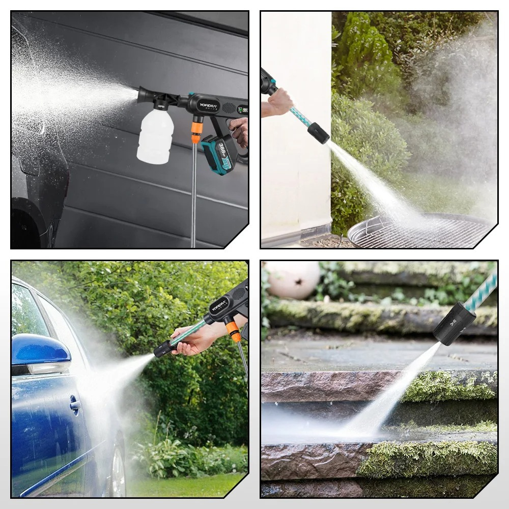 Nettoyeur Haute Pression Portable 220 Bars Puissant 5 en 1