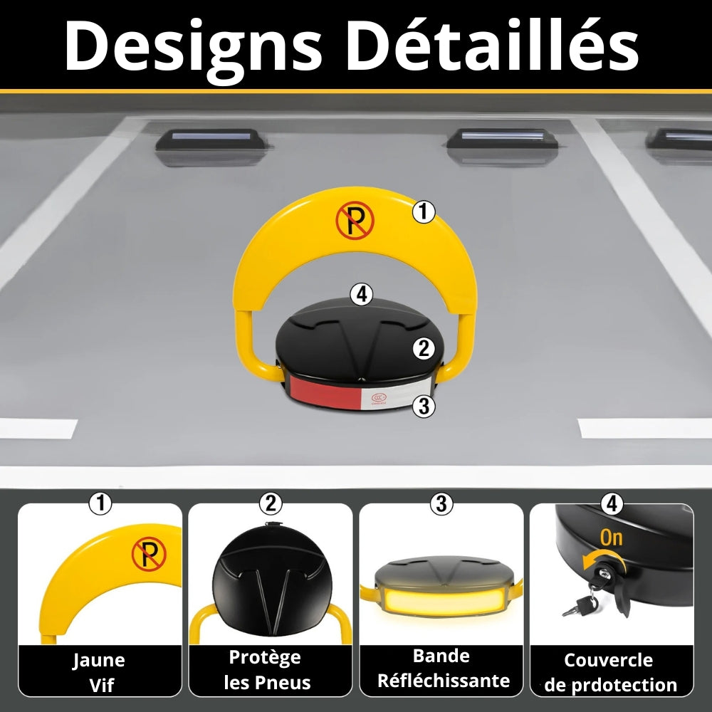 Barrière de Parking Automatique sans Perçage pour Voiture