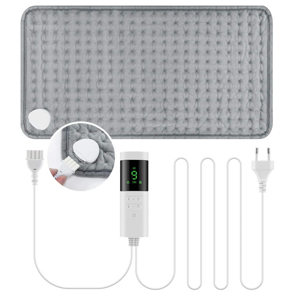 Tapis Électrique Chauffant Doux et Polyvalent