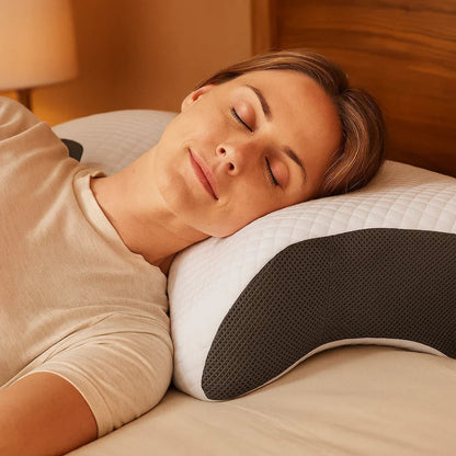 Oreiller Cervical Ergonomique pour Sommeil Confortable