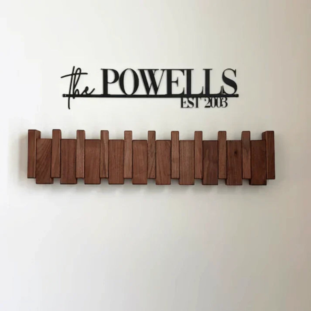 Porte-manteau Bois Accroche Murale Design