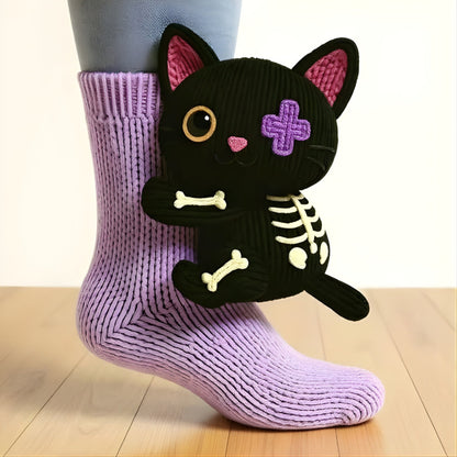 Chaussettes intérieures chaudes et douces pour homme et femme