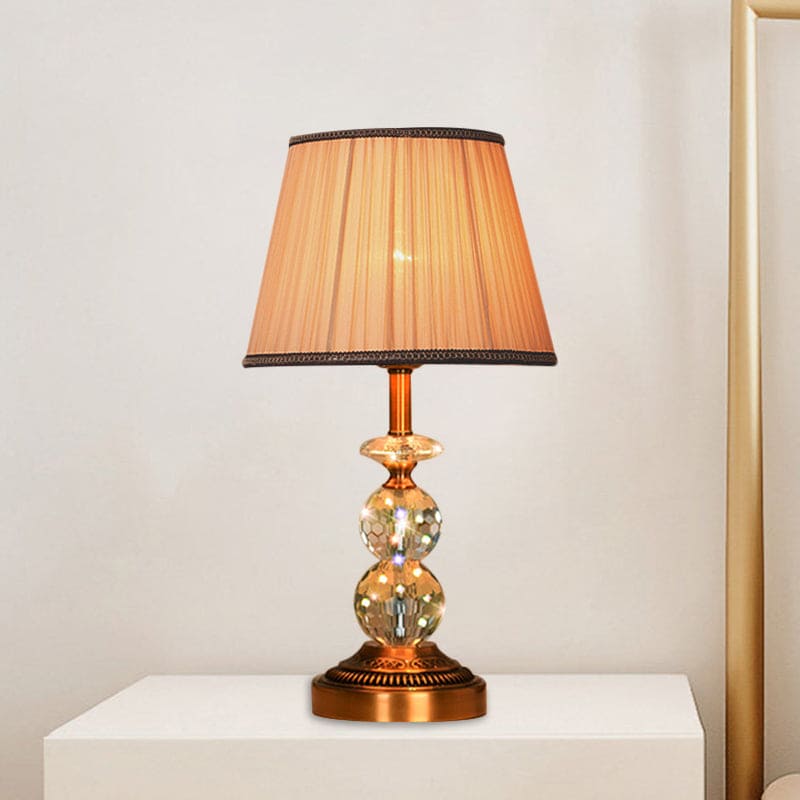 Lampe de Table Élégante en Cristal Ciselé