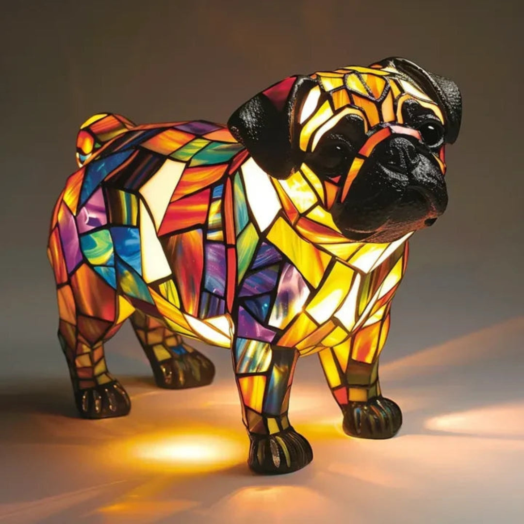 Lampe Chien Amusant LED Coloré