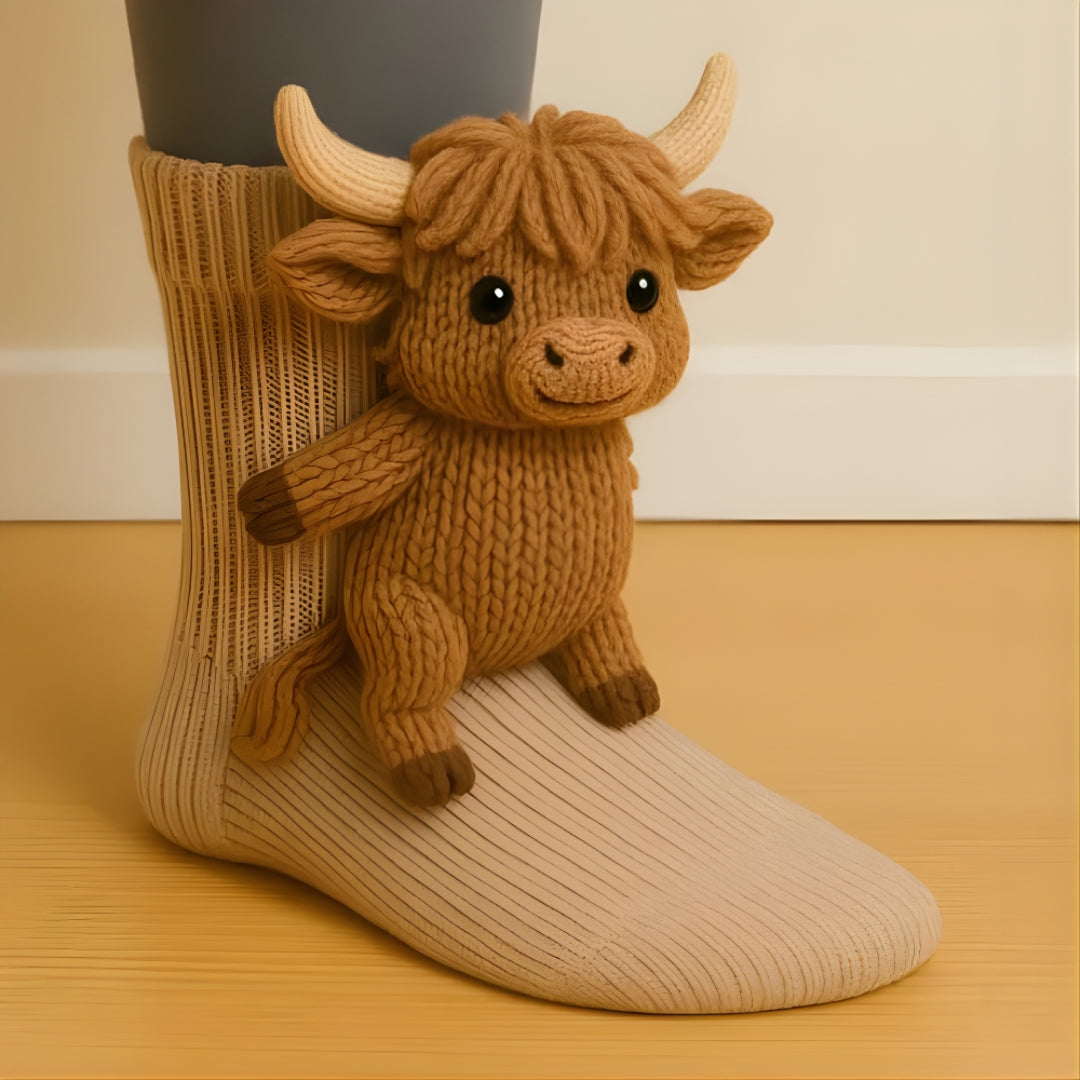 Chaussettes intérieures chaudes et douces pour homme et femme