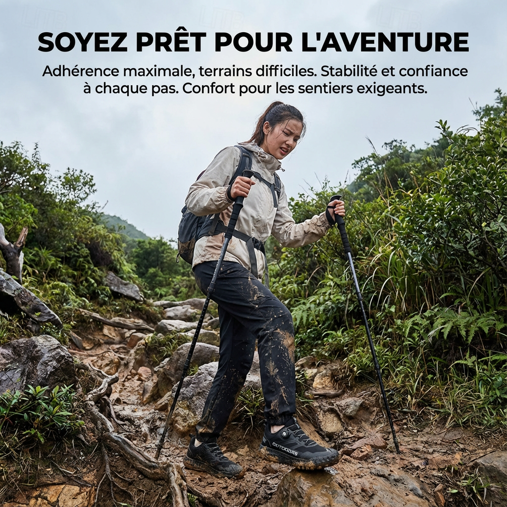 Marcherelle™ – Chaussures De Randonnée Légères et Antidérapantes