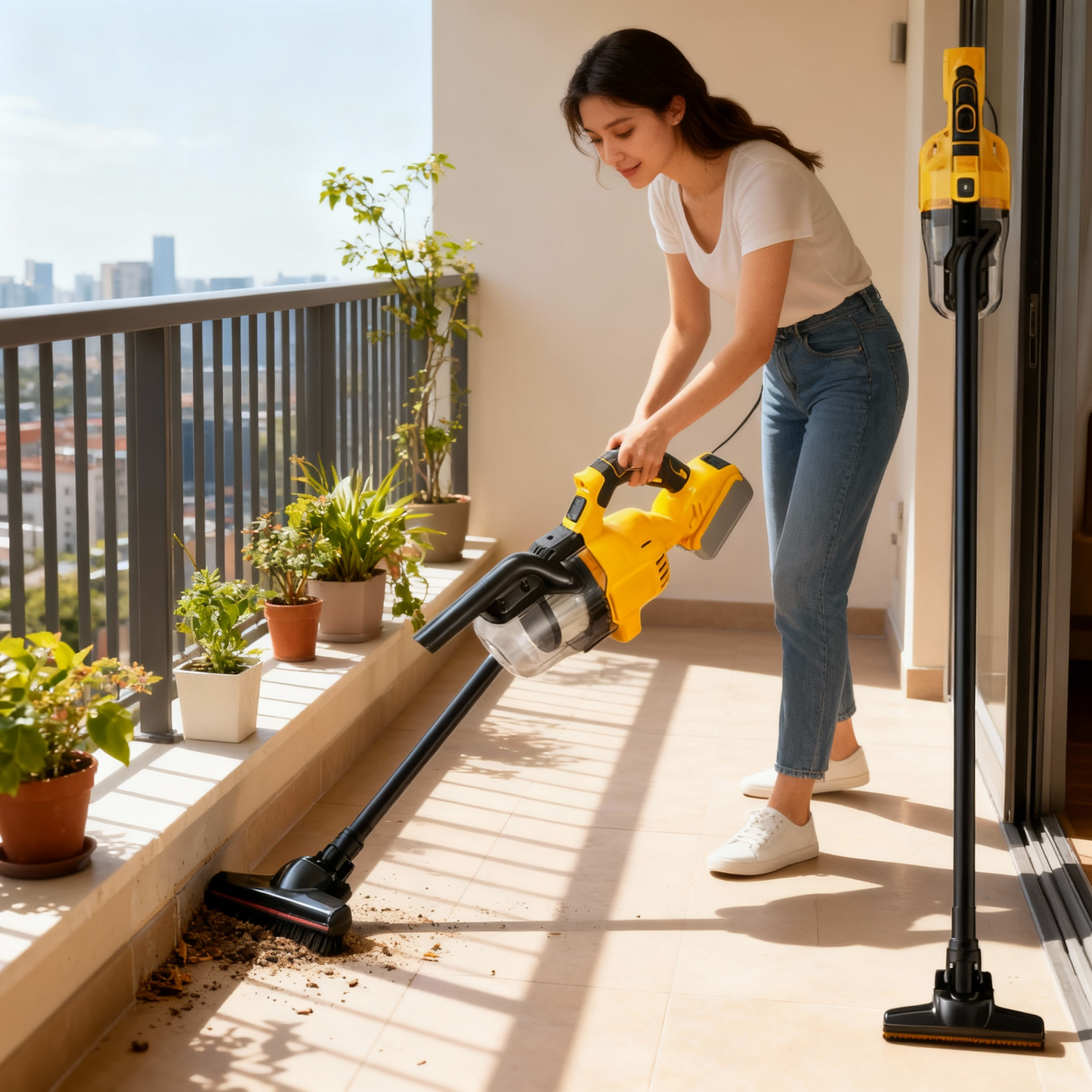 Marcherelle™ – Aspirateur Sans Fil Puissant Pour Nettoyage Polyvalent