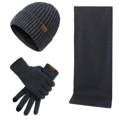 Ensemble Hiver Chaud avec Bonnet, Écharpe et Gants
