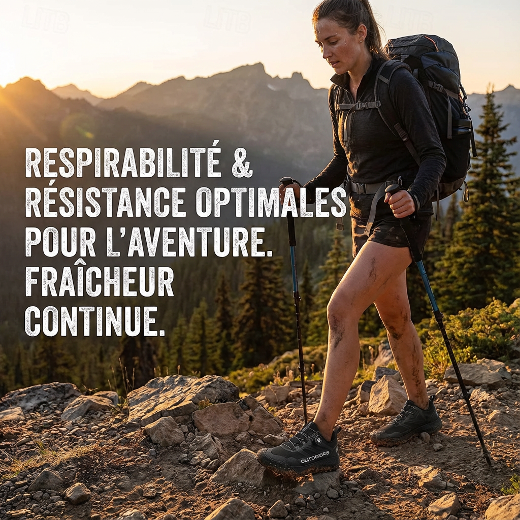 Marcherelle™ – Chaussures De Randonnée Légères et Antidérapantes