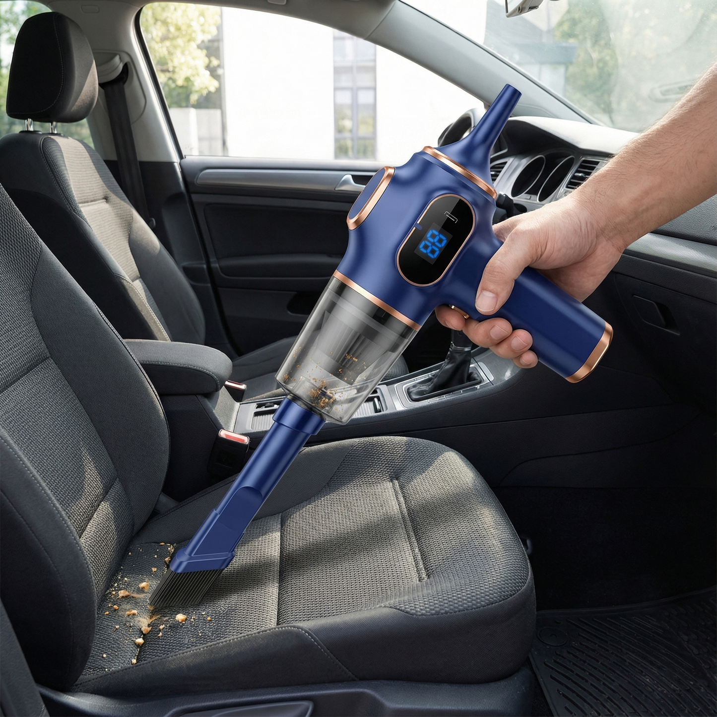 Marcherelle™ – Aspirateur sans Fil Pour Voiture Aspiration Cyclonique