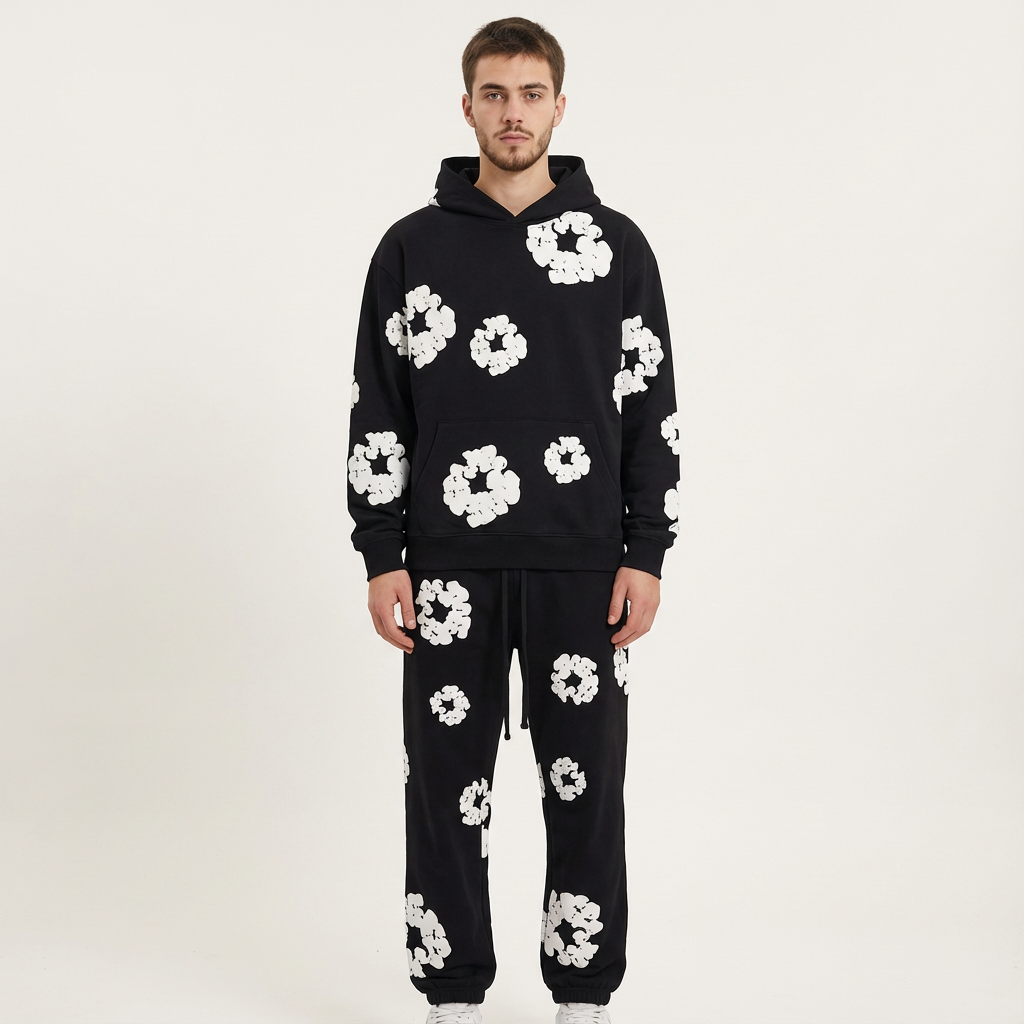Sweat Homme Floral Élégant – Confort Chic Printemps