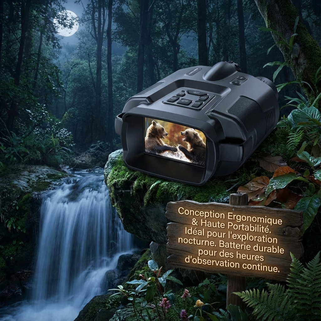 Marcherelle™ – Jumelles Vision Nocturne 4k À Image Large Et Claire