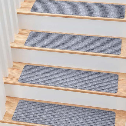 Tapis d'Escalier Anti-Glissants Auto-Agrippants - Set de 15