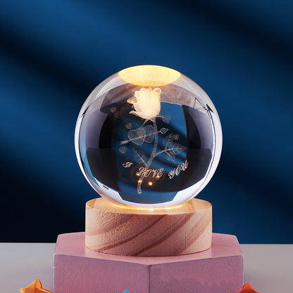 Lampe de Nuit Cristal Élégante