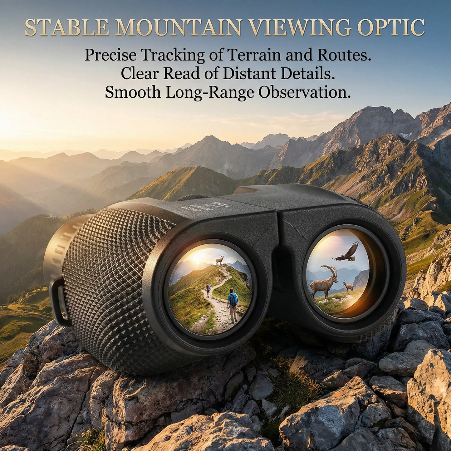Marcherelle™ – Jumelles de Randonnée Zoom 10x Pour Observation Montagne