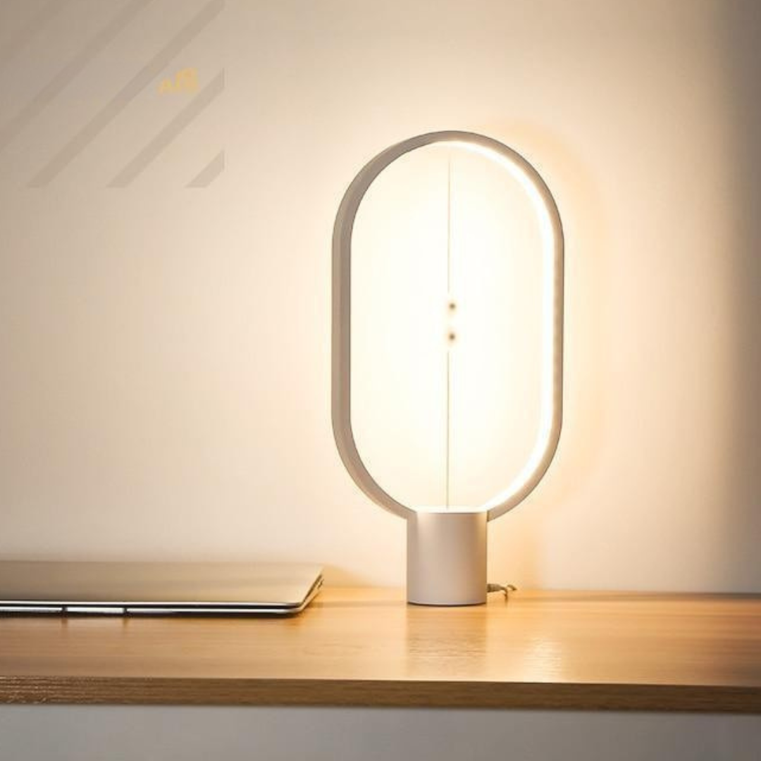 Lampe de Table en Bois Élégante avec Interrupteur Magnétique