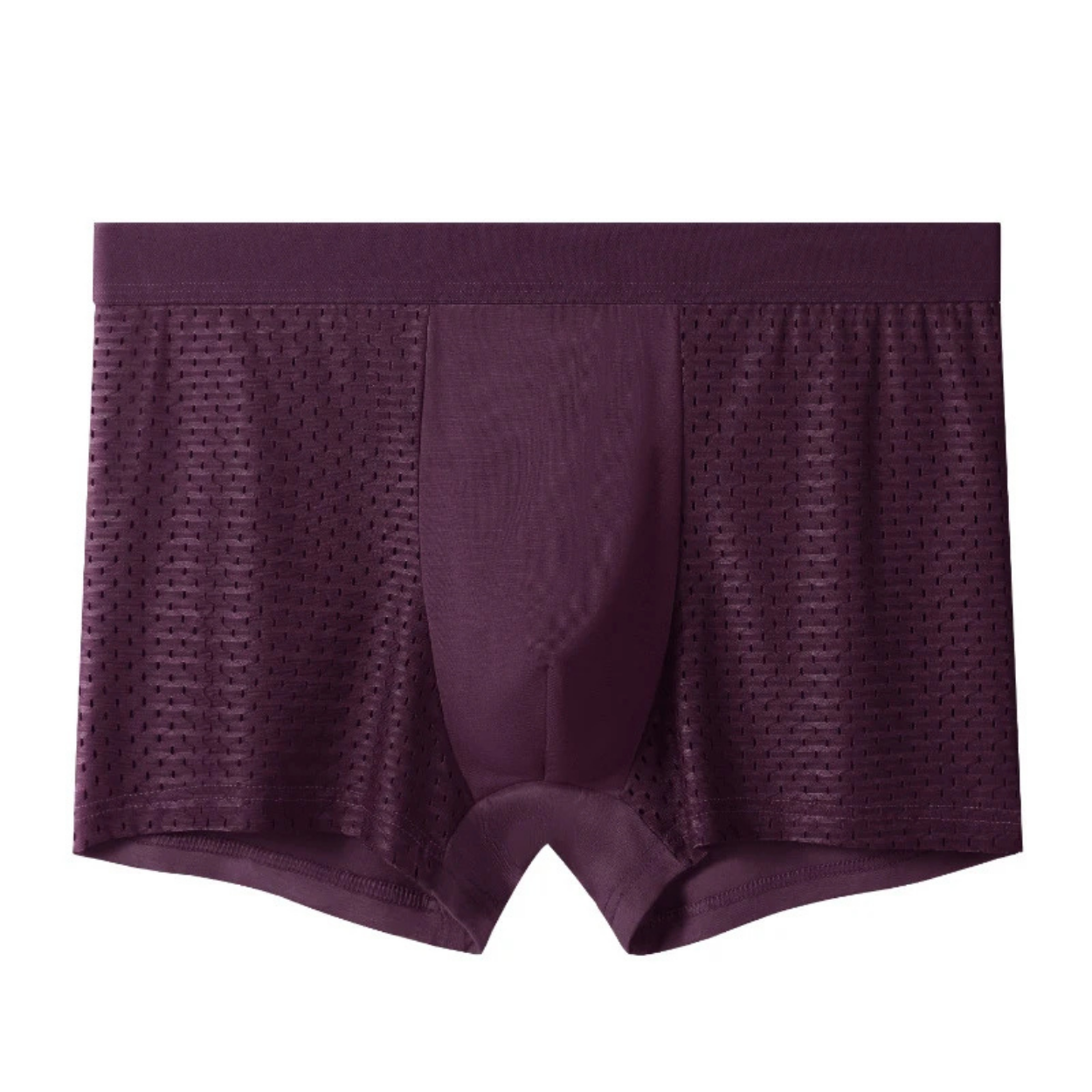 Boxers Homme Respirants et Légers en Soie Glaciée
