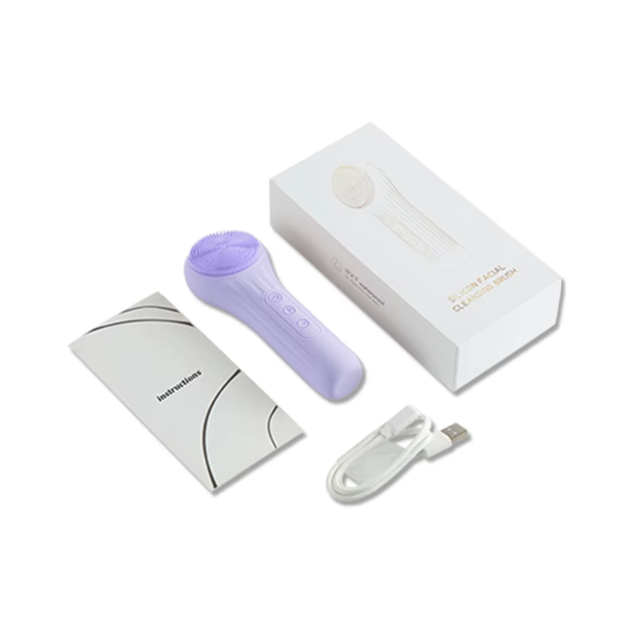 Brosse de Nettoyage de Visage Sonique Réglable