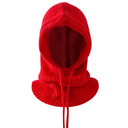 Cagoule Capuche Tricotée Unisexe Hiver