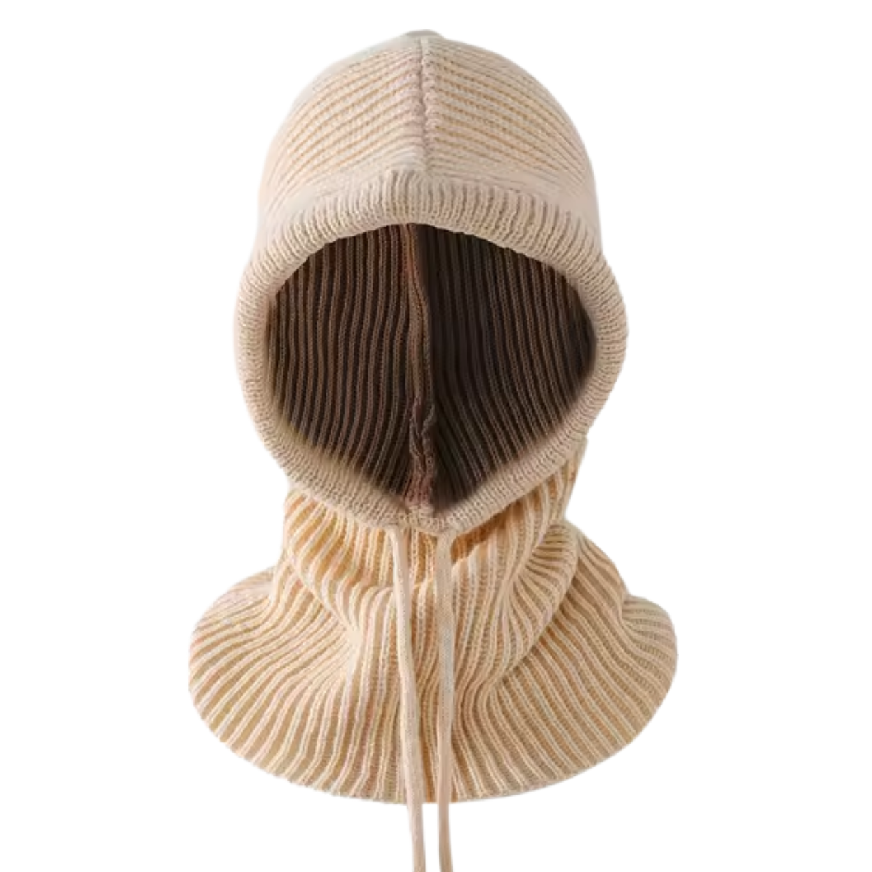 Cagoule Capuche Tricotée Unisexe Hiver
