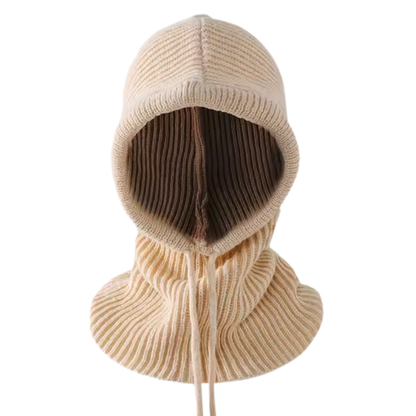 Cagoule Capuche Tricotée Unisexe Hiver