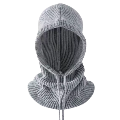 Cagoule Capuche Tricotée Unisexe Hiver