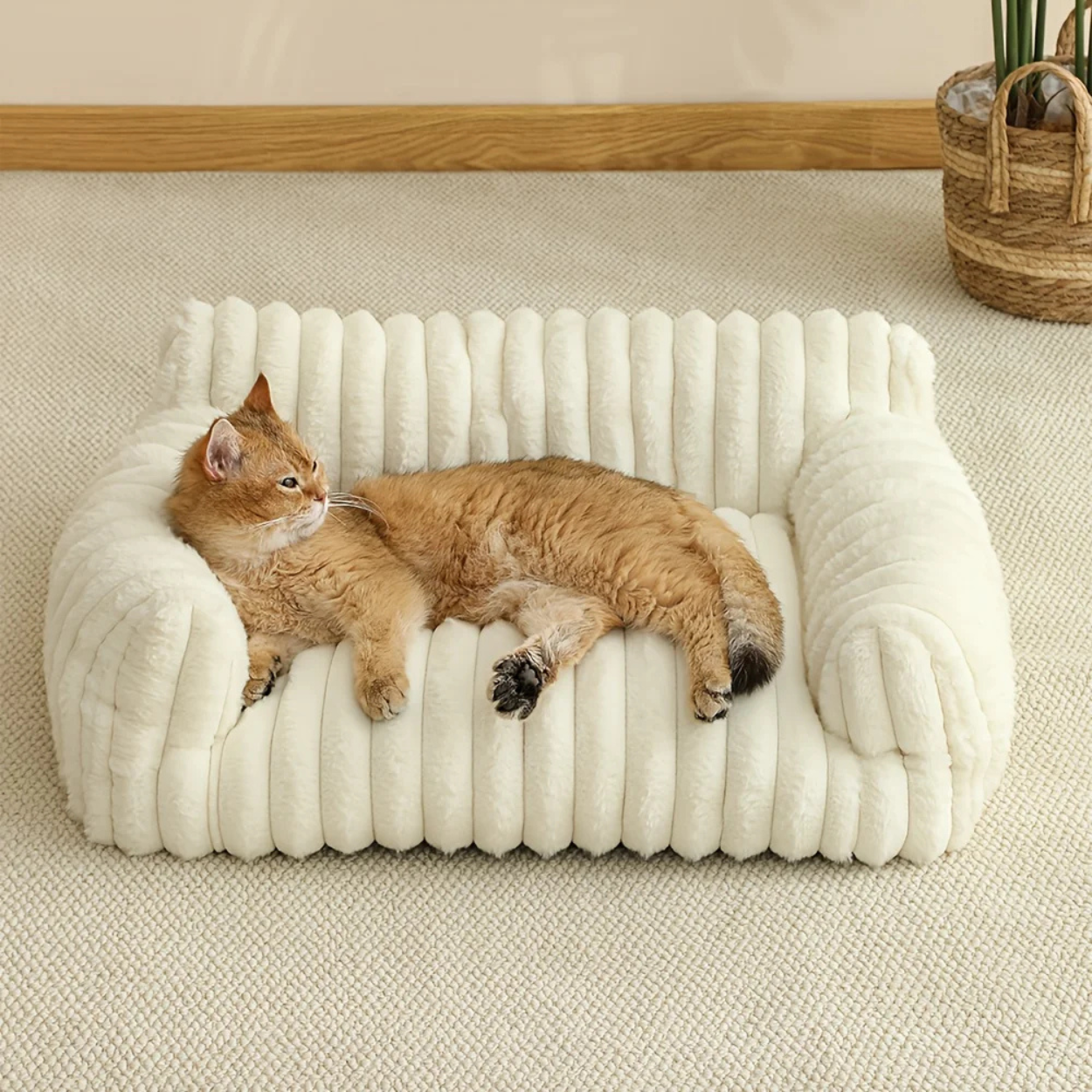 Lit pour Chat Orthopédique et Confortable