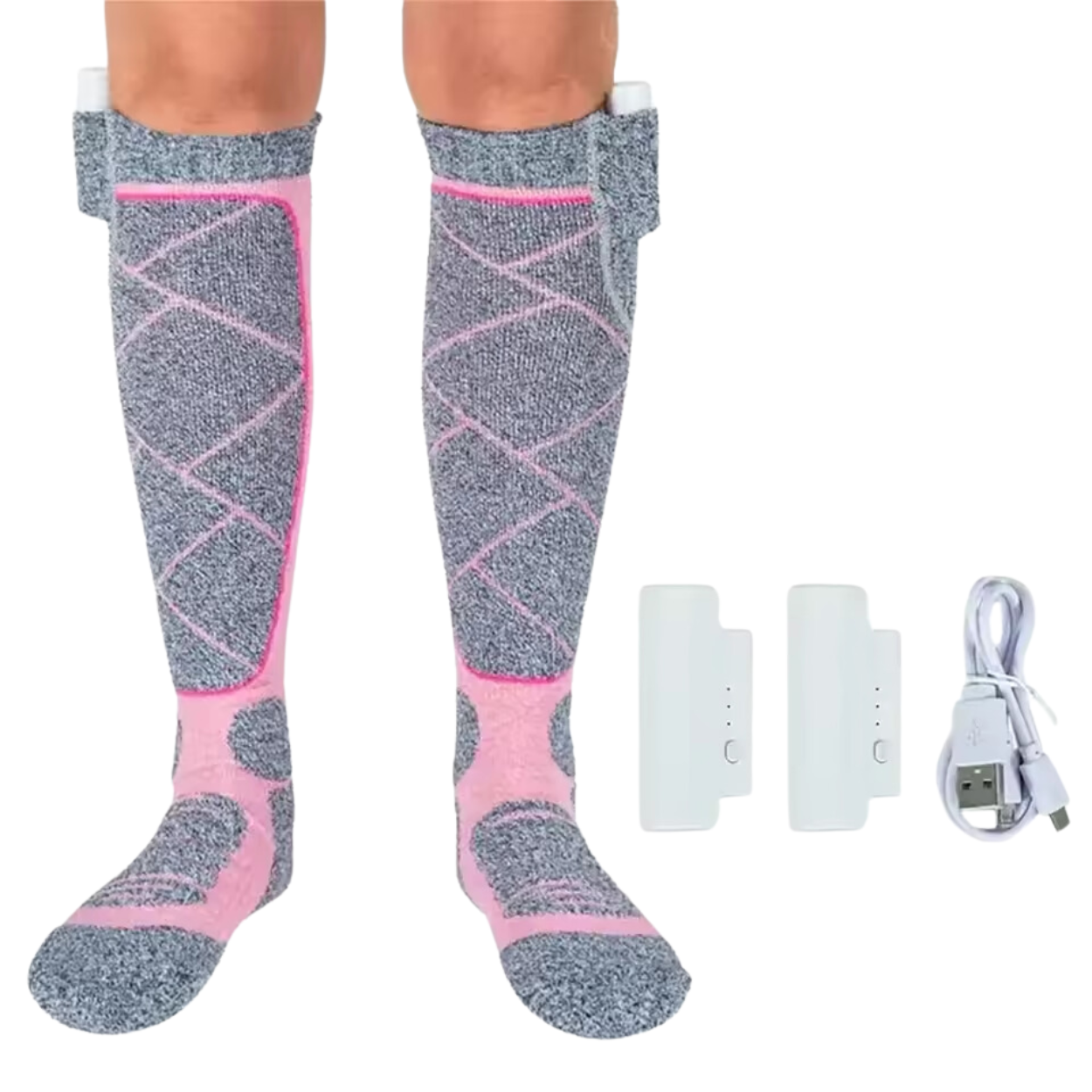 Chaussettes Chauffantes pour Sport en Plein Air