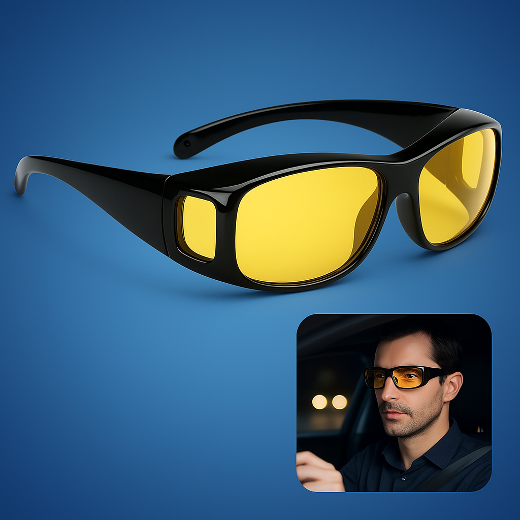 Lunettes de Conduite Nocturne Anti-Éblouissement - Foivo