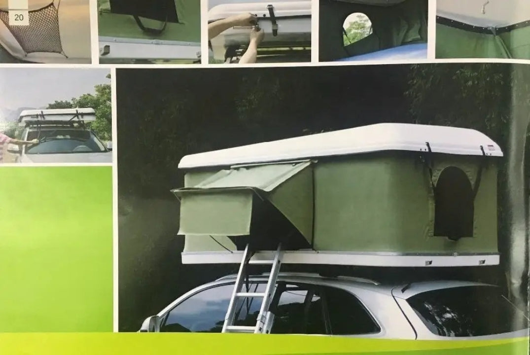 Tente de Toit Rigide pour Voiture