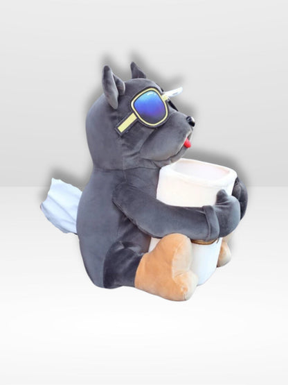 Accoudoir Voiture Chien avec Poubelle et Boîte à Mouchoirs