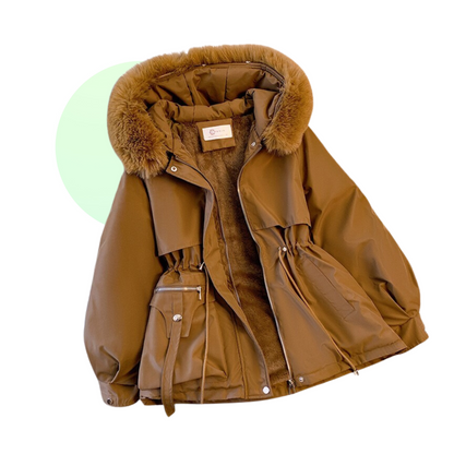 Parka Hiver Femme à Capuche et Doublure Chaude - Marcherelle