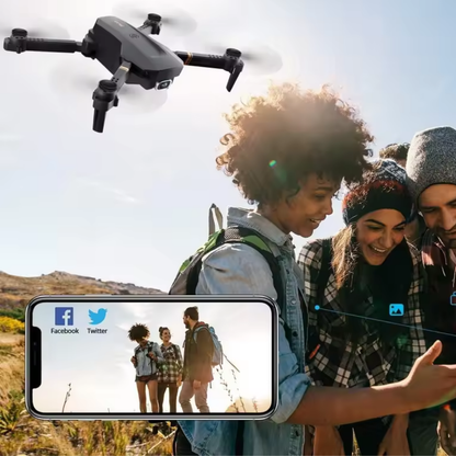 Drone 4K WiFi Double Objectif Grand Angle Stabilisé