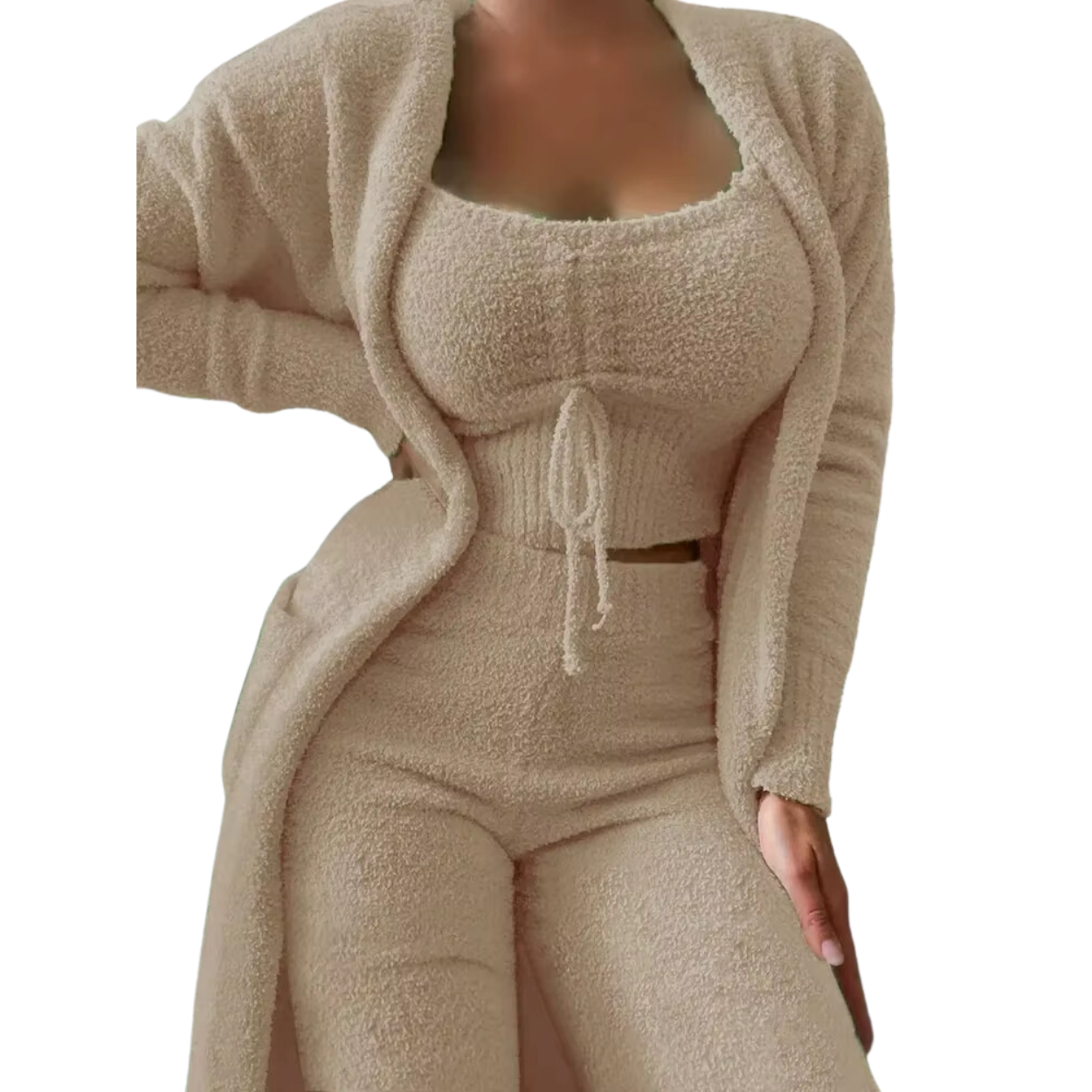 Pyjama Velours Doux et Confortable pour Femme