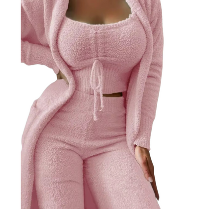Pyjama Velours Doux et Confortable pour Femme