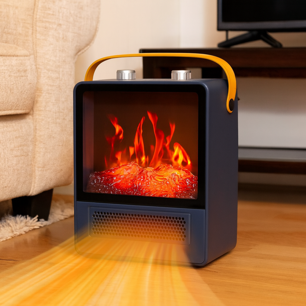 Cheminée Électrique Design avec Flamme Réaliste