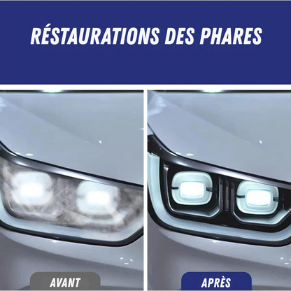 Liquide de réparation phares auto rapide et efficace
