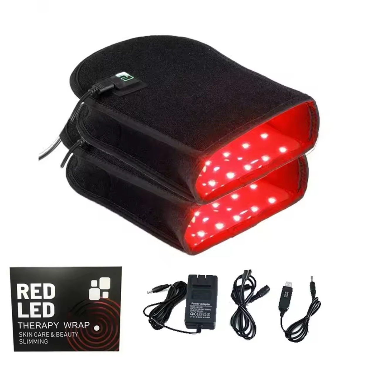 Gants de Luminothérapie LED Rouge et Infrarouge Chauffants