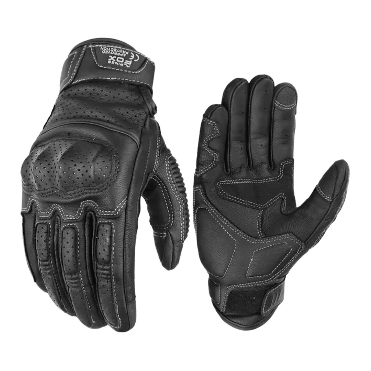 Gants Moto Classiques en Cuir