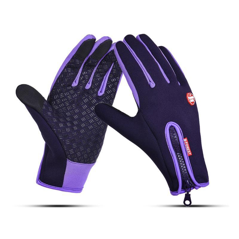 Gants Hiver Écran Tactile Chauffants avec Prise Antidérapante