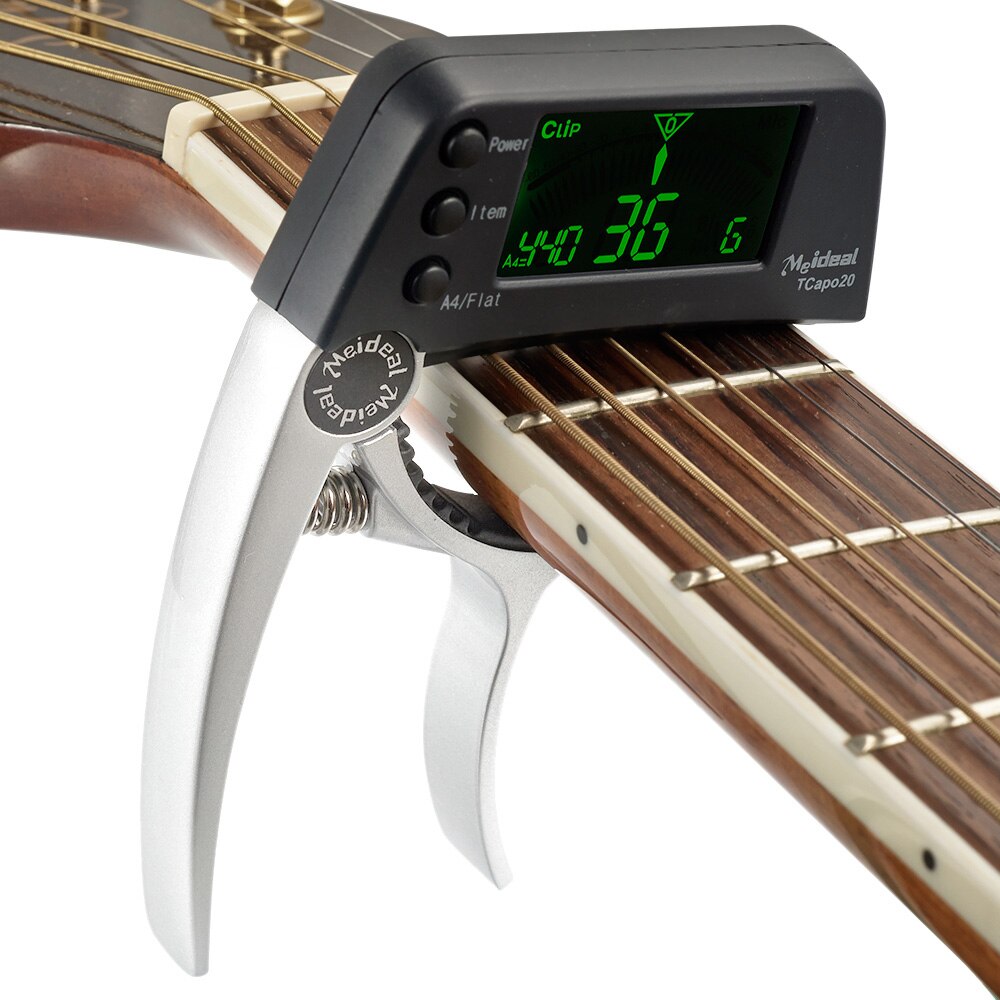Accordeur Guitare Capo Pratique 2 en 1