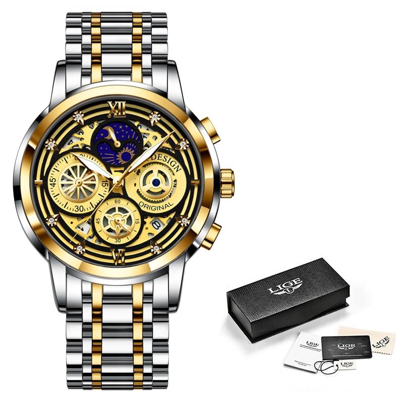 Montre bracelet élégante pour homme