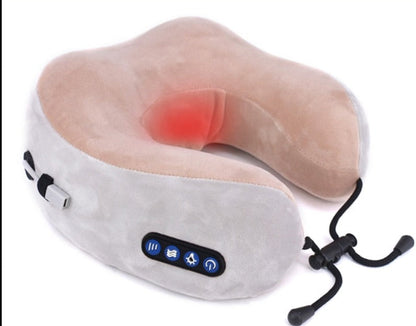 Masseur de cou électrique Oreiller Contourné Relaxant Compact