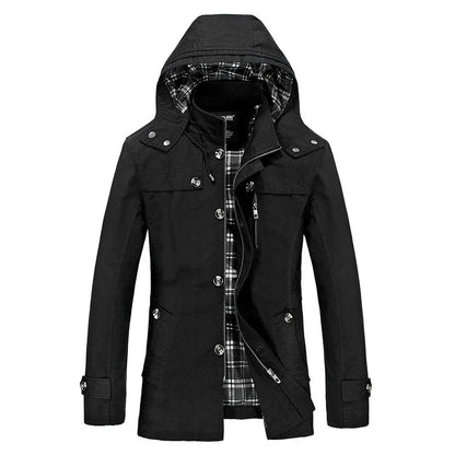 Veste Hiver Imperméable Homme Taille Slim